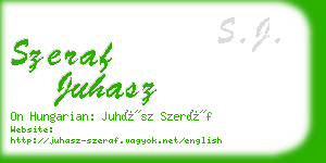 szeraf juhasz business card